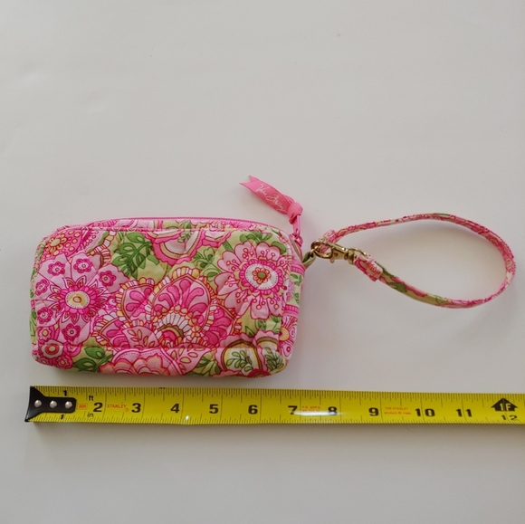 Vera Bradley Wristlet Retired Petal Pink Pattern pouch bag - Picture 7 of 8